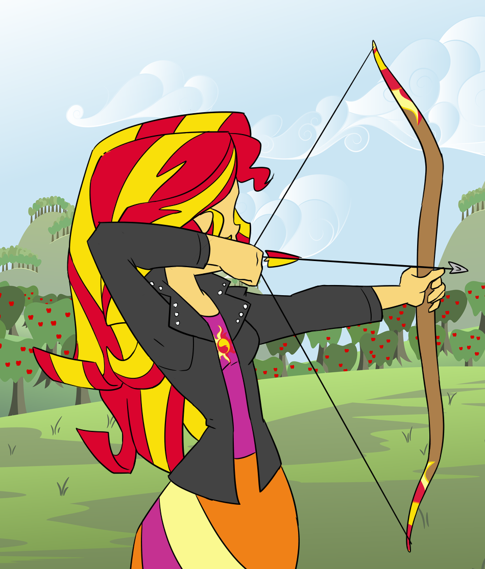 Sunset Shimmer Archery