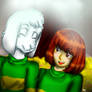 Asriel y chara {OLD}