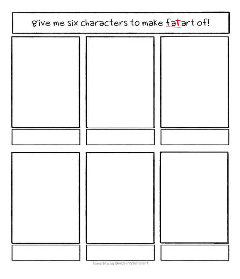 Fat art challenge by boxofchocolates54 on DeviantArt