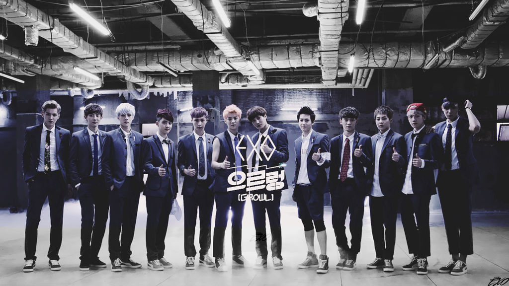 EXO  Growl Wallpaper  OT12  by EXOEDITIONS on DeviantArt  EXO  Growl Wallpaper  OT12  by EXOEDITIONS on DeviantArt