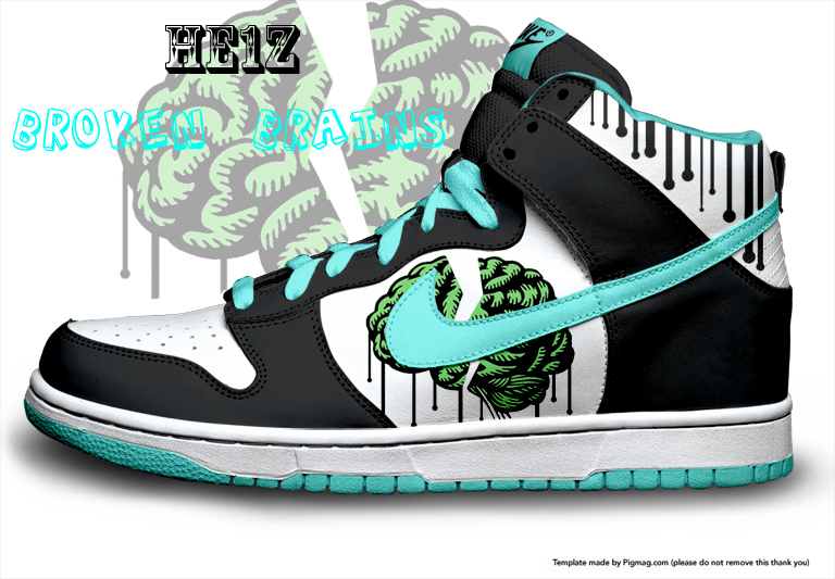 Hi Dunks customs design