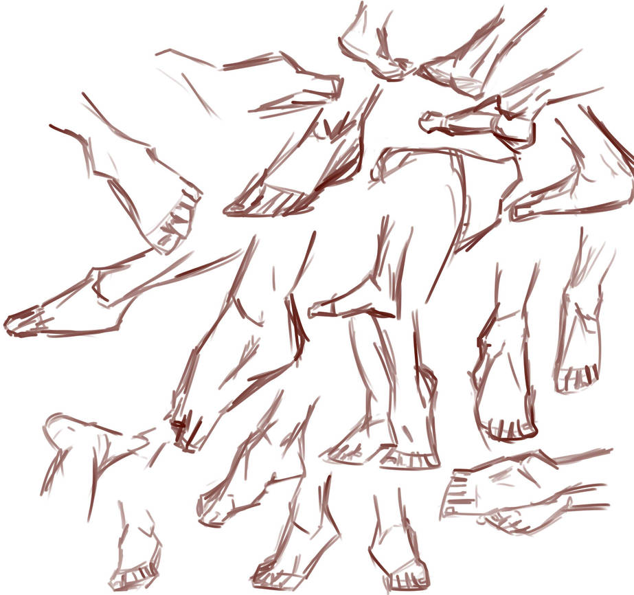Foot Poses Deviantart Foot Study 2 by cyberanimealien on DeviantArt