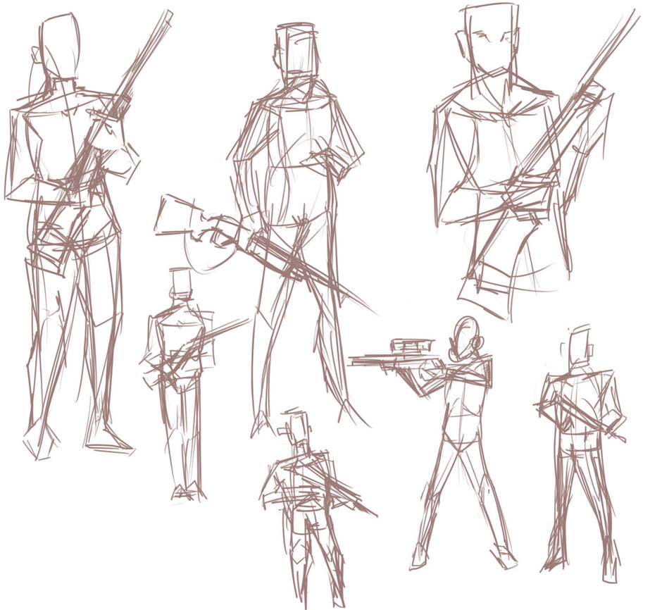 Rifle Holding Pose Study By Cyberanimealien On Deviantart Rifle Holding Pose Study By Cyberanimealien On Deviantart