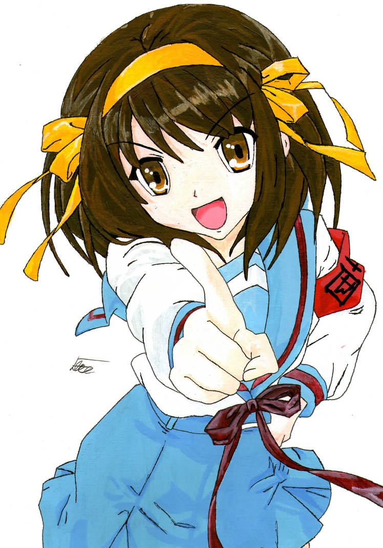 Harhi Haruhi Suzumiya by luckypurplerose on DeviantArt