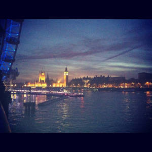 Dusk over The Thames