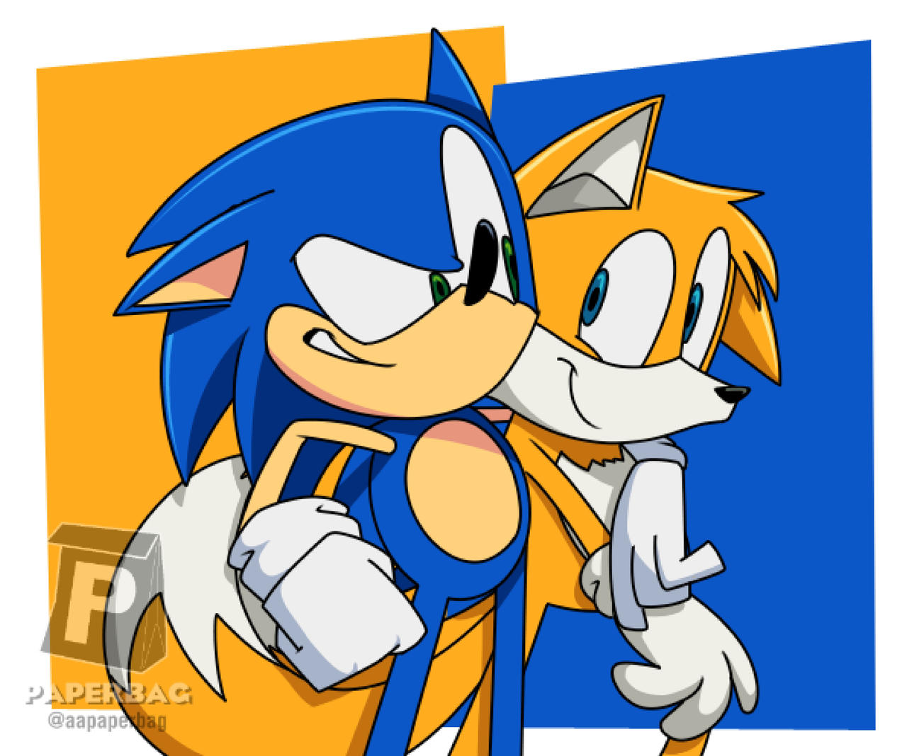 Sonic and Tails Colour Swap by Kamicciolo on DeviantArt