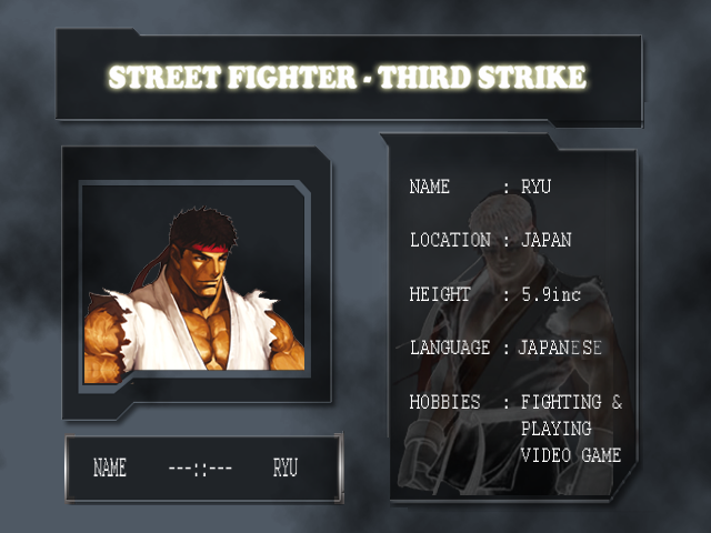 Evil Ryu's Bio