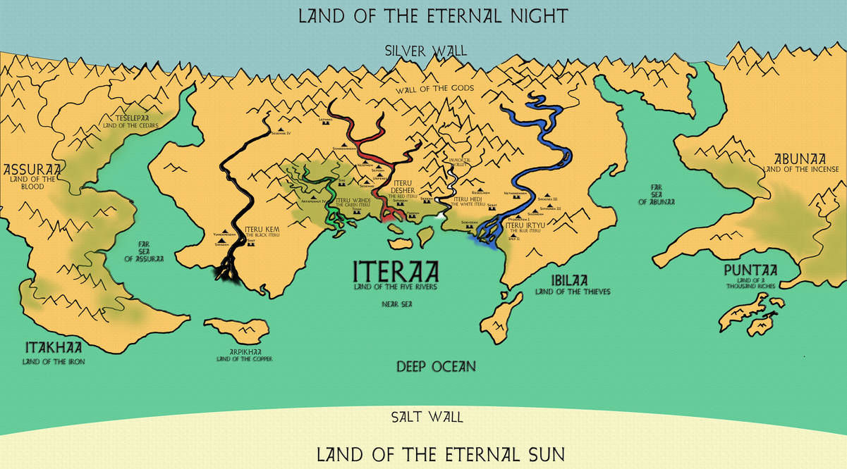 Iteraa Map by Raakboy on DeviantArt