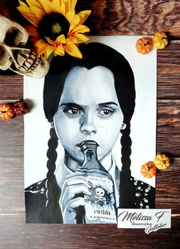 Inktober 2020 day 06 - The Addams Family Values