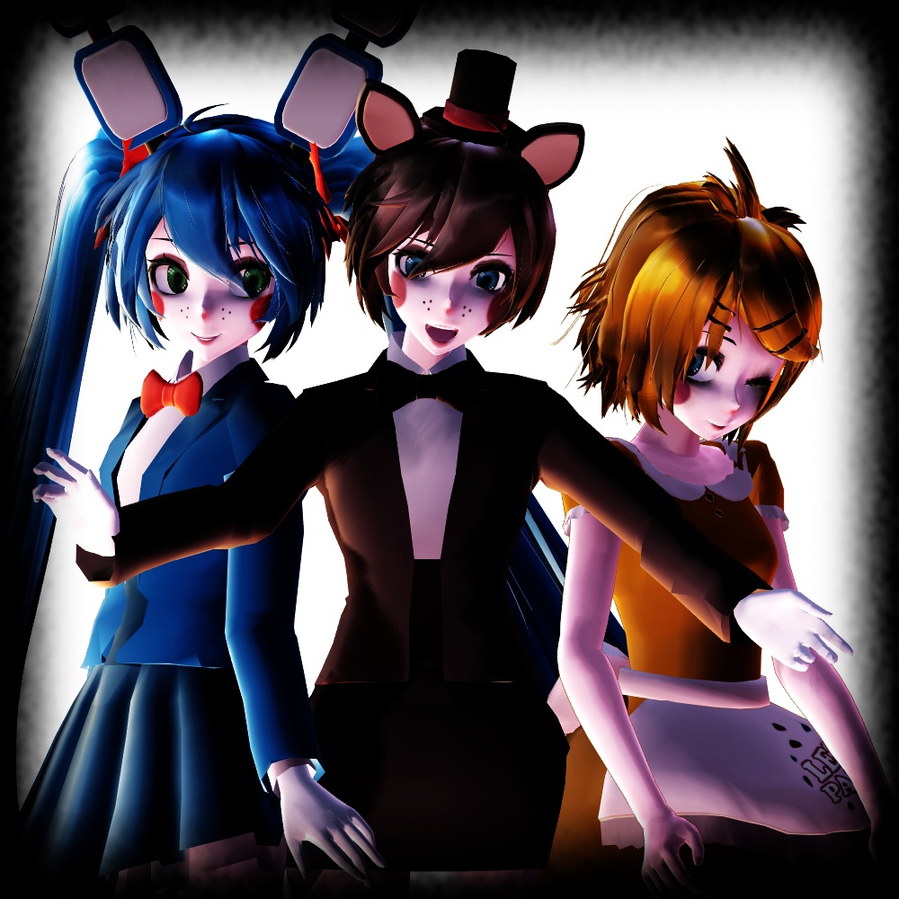 Five Nights At Freddy`s Anime girls by smsm20animations on DeviantArt