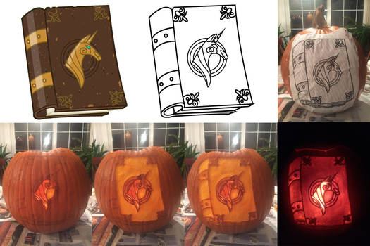 Elements of Harmony Pumpkin Carving [Process Work]