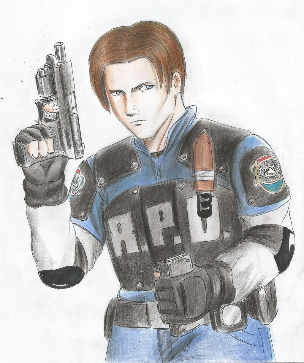 Leon Rpd Png Leon S Kennedy - RPD Suit by NoSoyUnAlien on DeviantArt