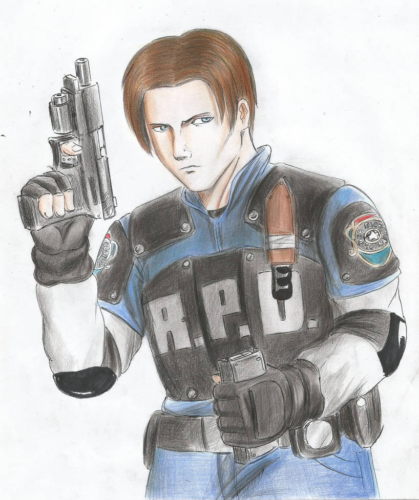 Leon S Kennedy - RPD Suit by NoSoyUnAlien on DeviantArt