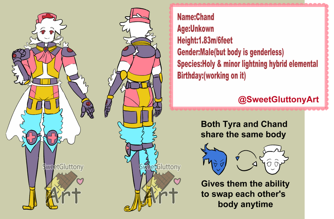 Chand Custom Character reference sheet-Chand by SweetGluttonyArt on DeviantArt