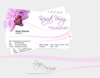 Kriszti Virag Business Card