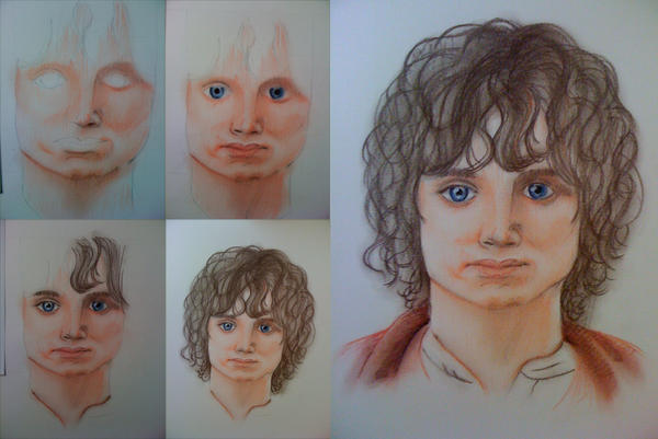 Frodo in pastels