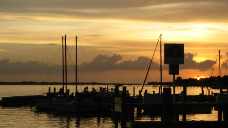 Sunset on the Marina