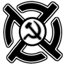 -Symbol- Broken Reversed Cross - Hammer Sickle