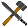 Hammer und Schwert