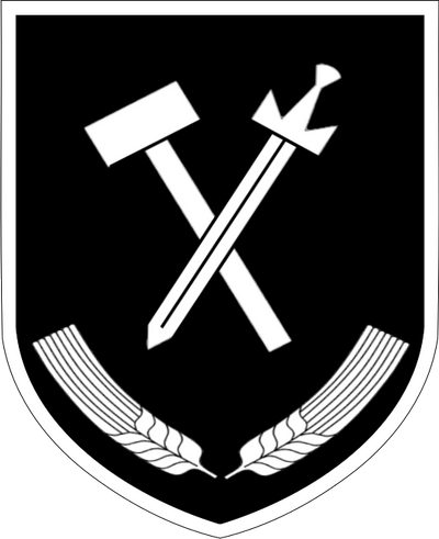 Strasserite Sticker Strasserism Emblem - Black White by ColumbianSFR on DeviantArt