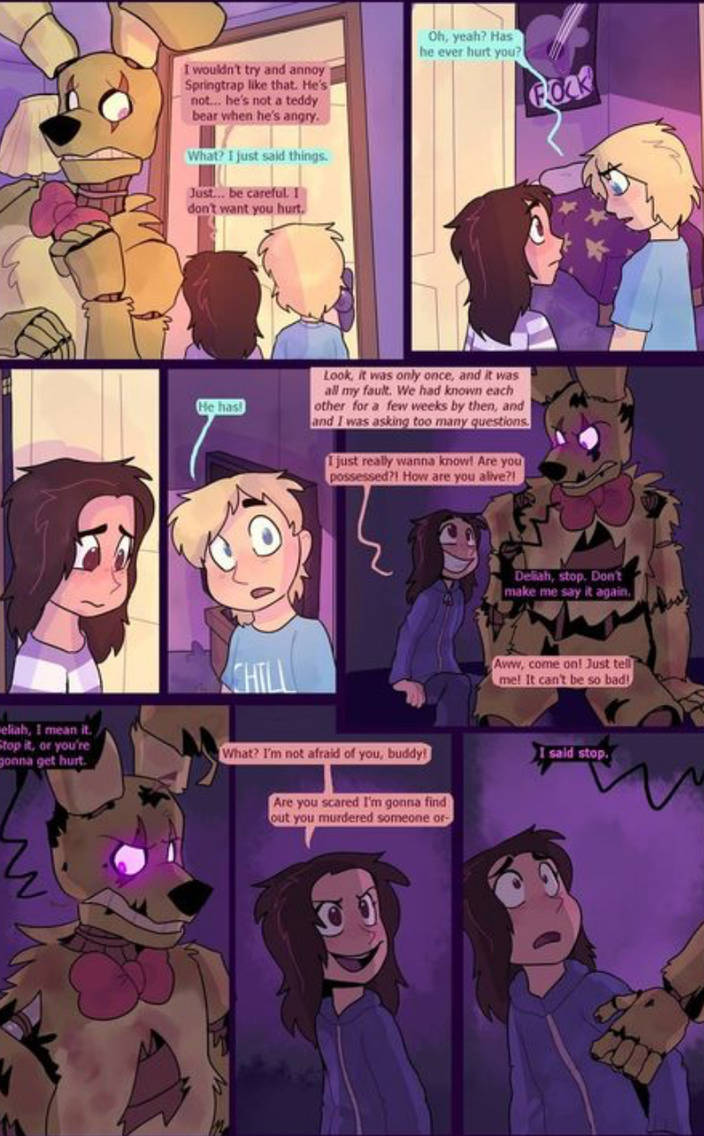 Spring Trap Comic Springtrap and deliah pages 20-30 REUPLOAD by REVIVALREBIRTH on DeviantArt