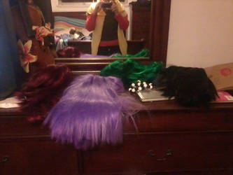 wigs wigs and more wigs XD