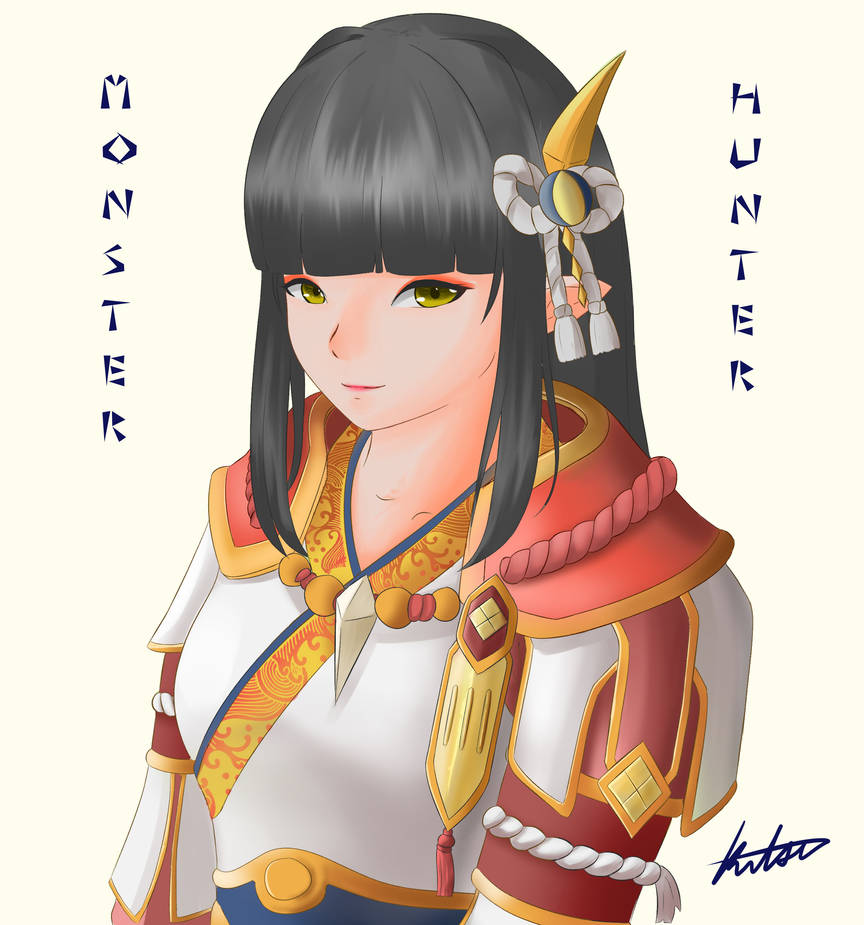 Monster Hunter Rise Fanart I by KitsunenKami on DeviantArt