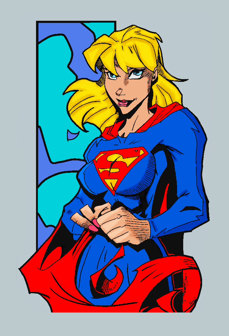 Colouring Fun: Supergirl