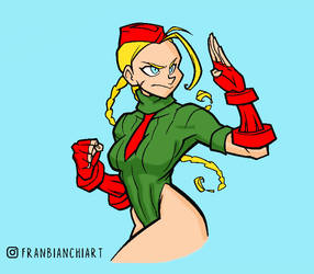 Colouring Fun: Cammy from Street Fighter