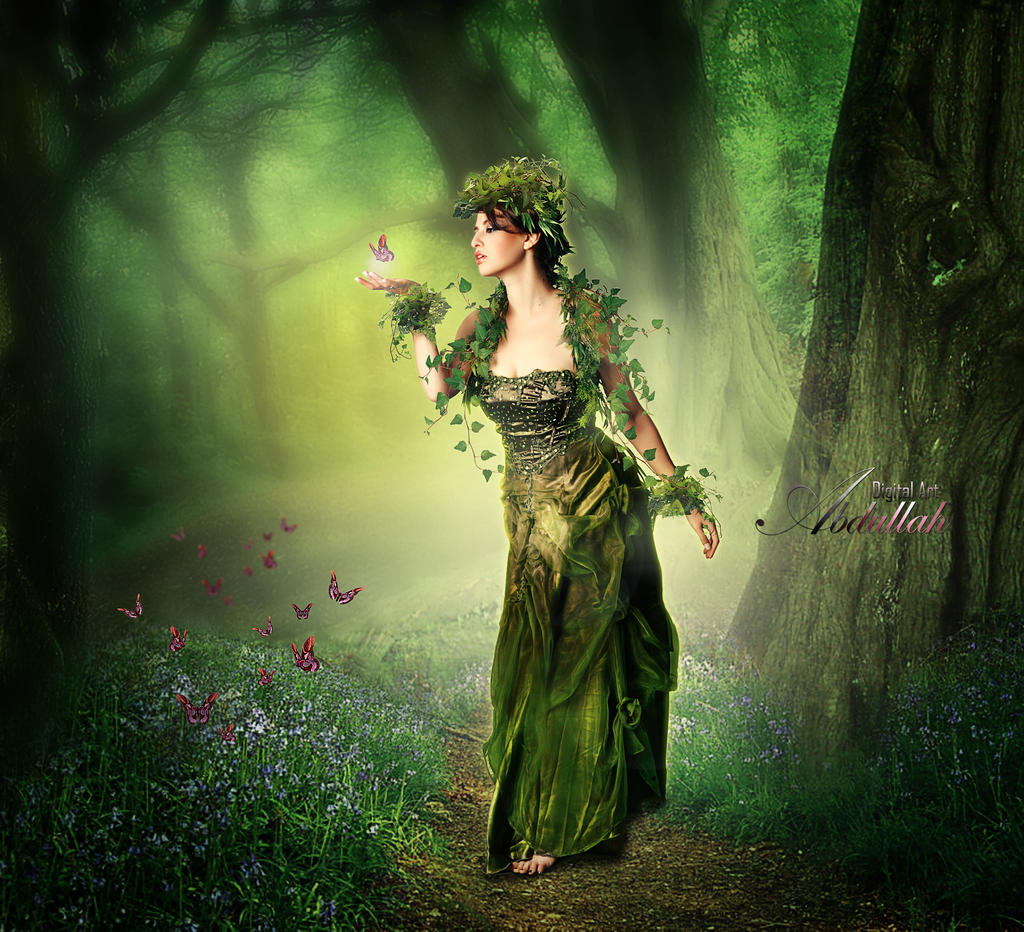 Queen Of Forest by ROSEWALLPAPERS