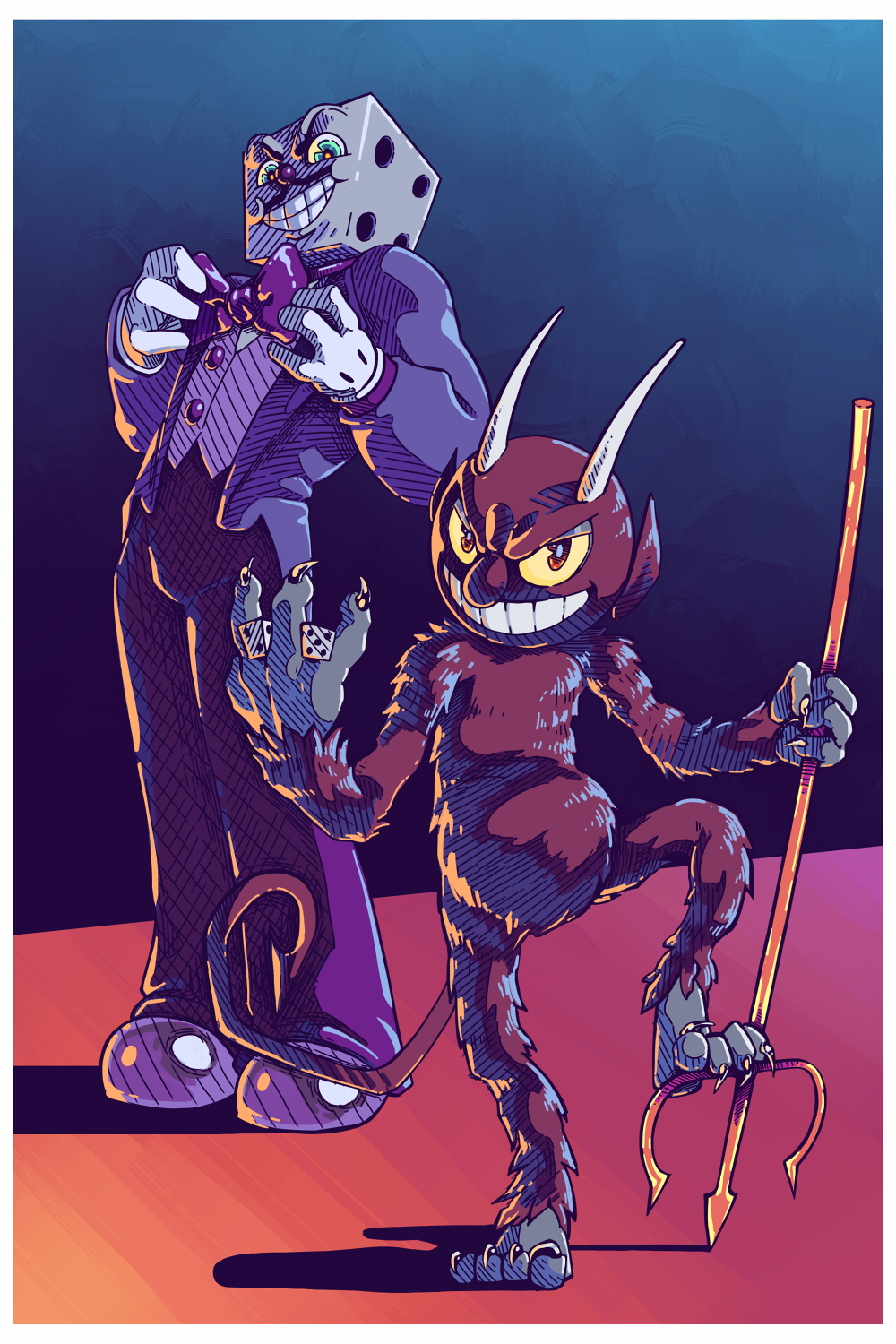 King Dice and Devil by Manoma614 on DeviantArt