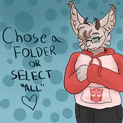 choose a folder or select all.