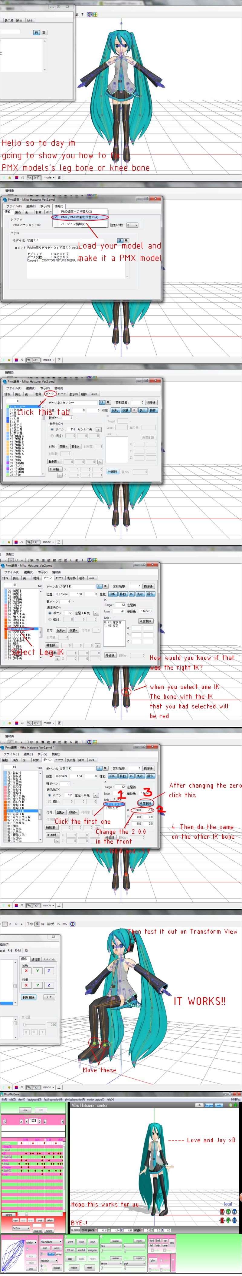 .:MMD - How to FIX PMX Leg IK Tutorial:.