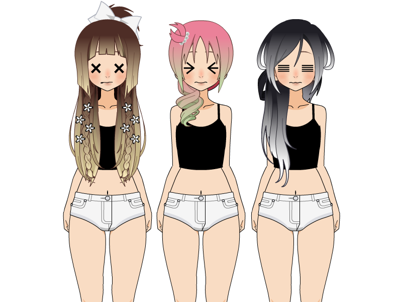 .: Kisekae Hair Dump Exports :.