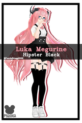 .: MMD - Luka Megurine - HIPSTER BLACK :.