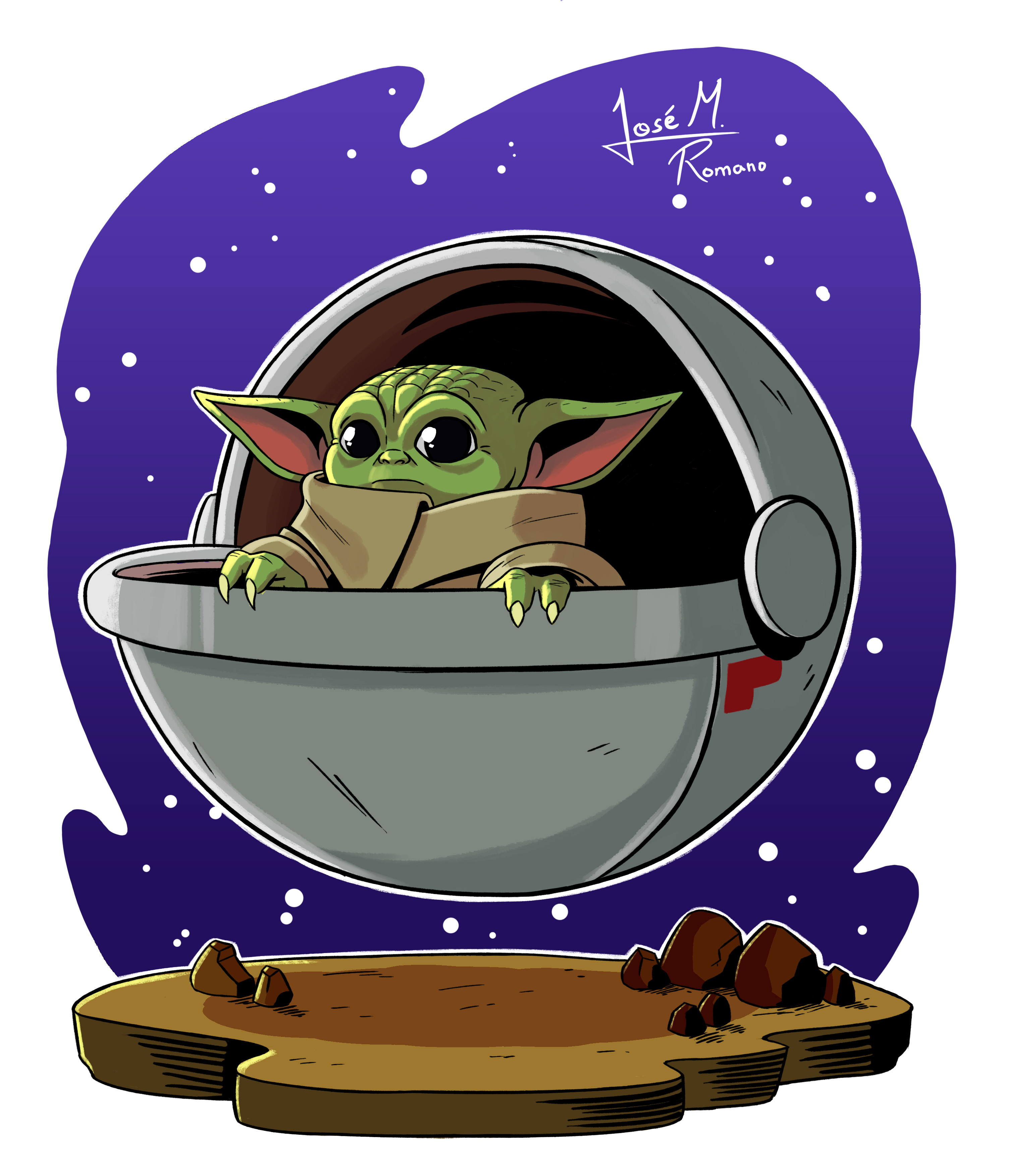 Download Baby Yoda by JoeRomano1997 on DeviantArt