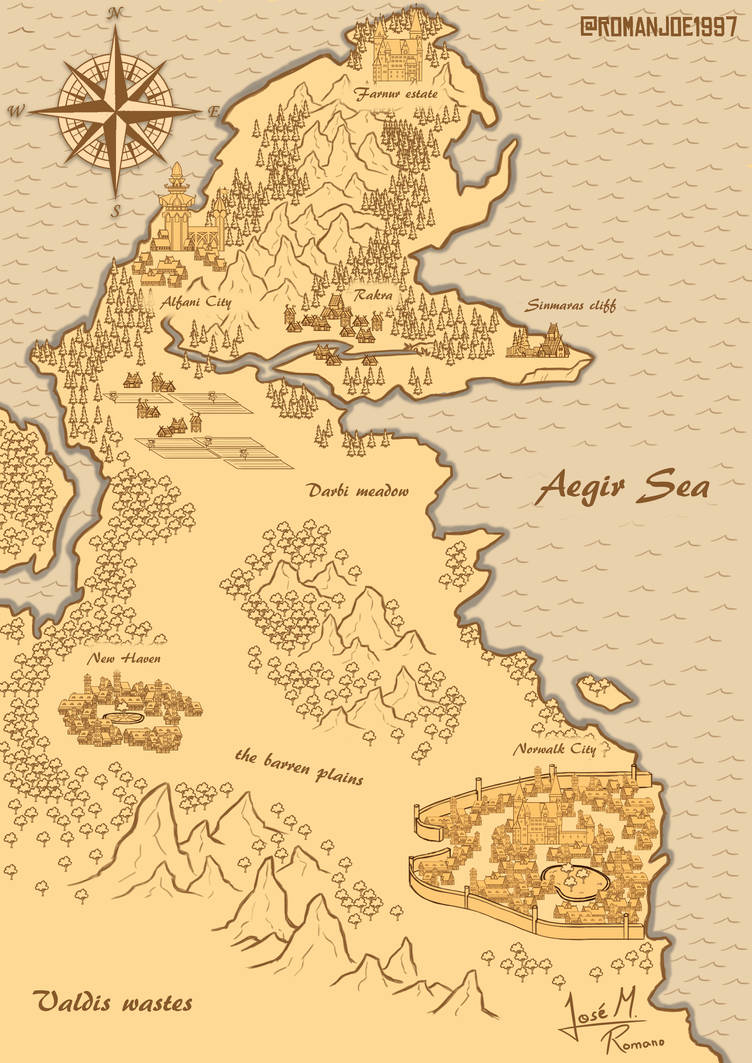 Map by JoeRomano1997 on DeviantArt