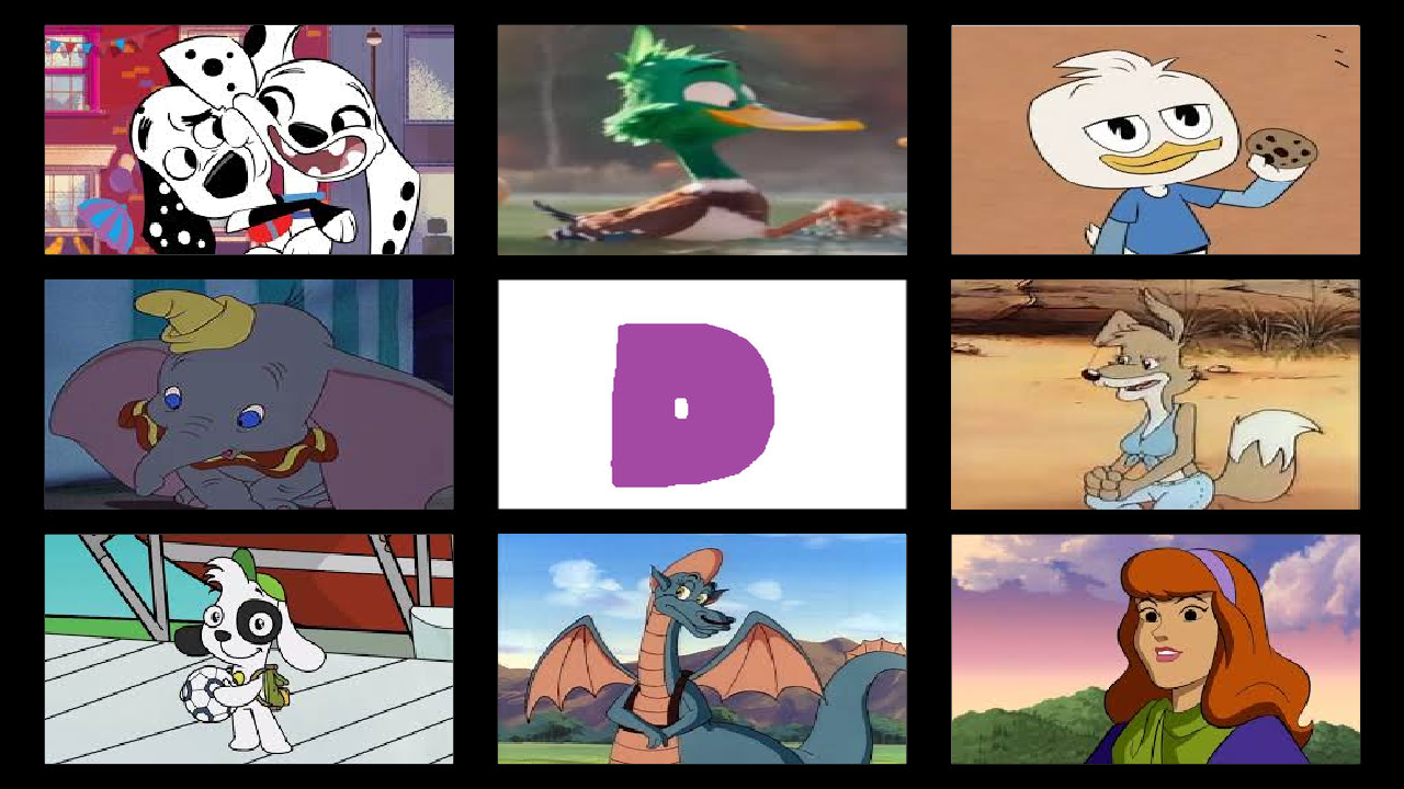D Character Animation Favourite Letter D Characters by toonsies16 on DeviantArt