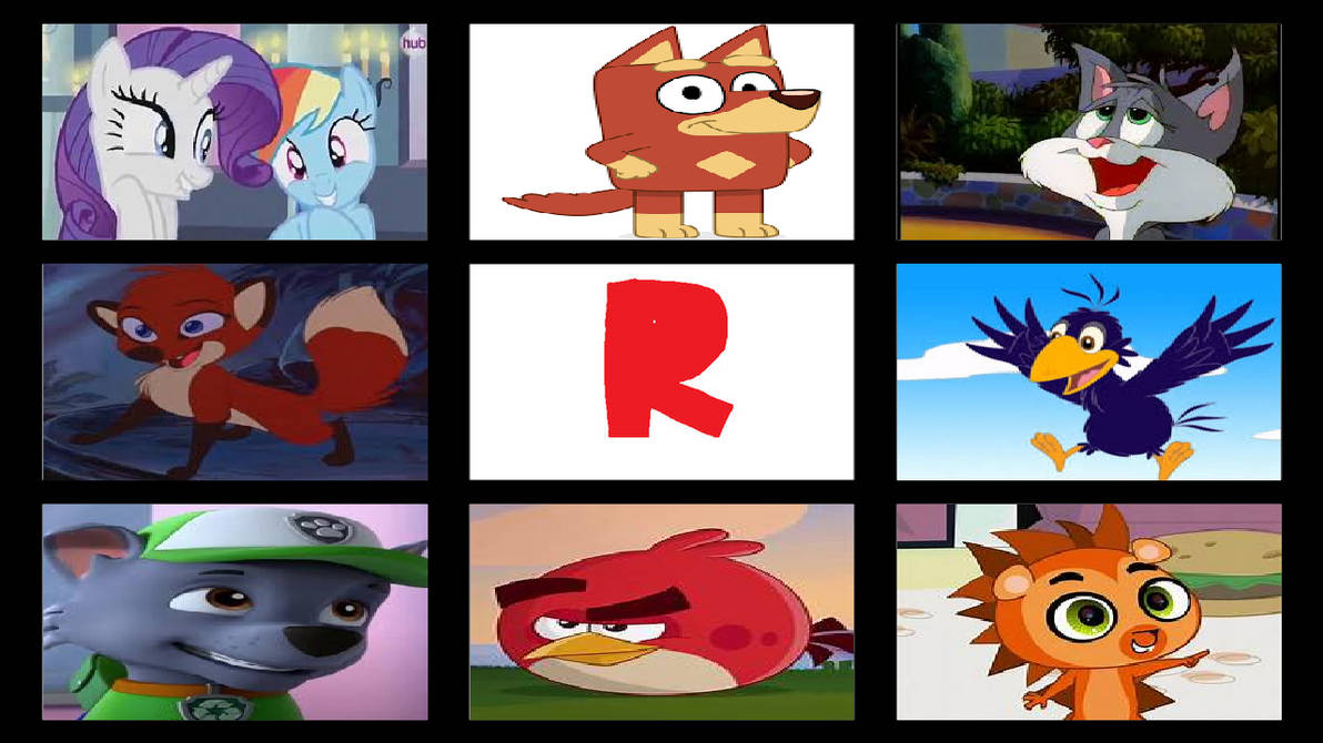 Favourite Letter R Characters by toonsies16 on DeviantArt
