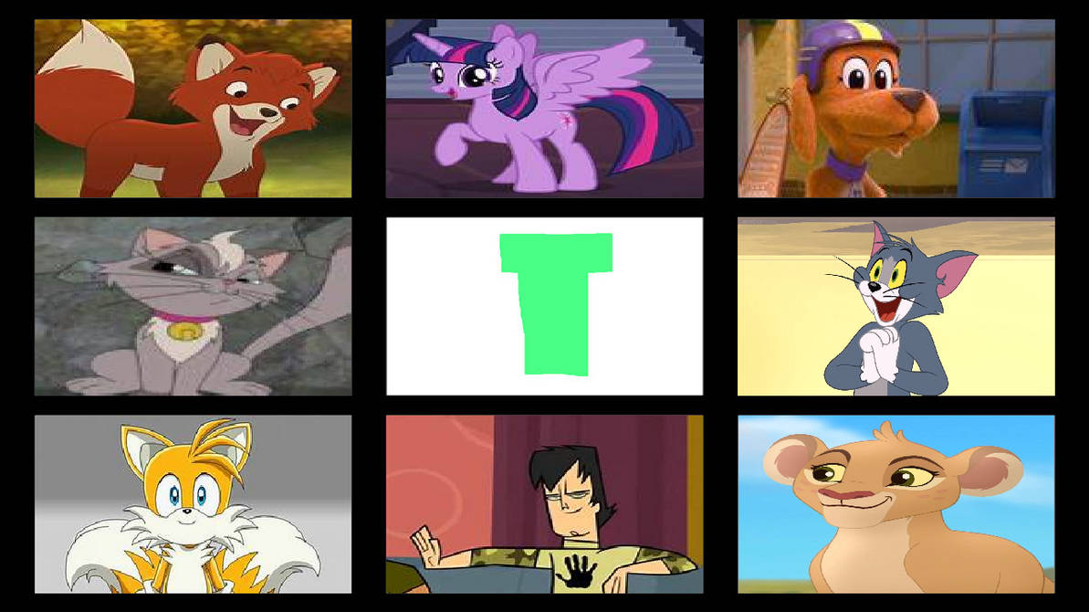 T Characters Favourite Letter T Characters by toonsies16 on DeviantArt