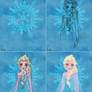 Disney's FROZEN - Queen Elsa Colour Sketch WIP
