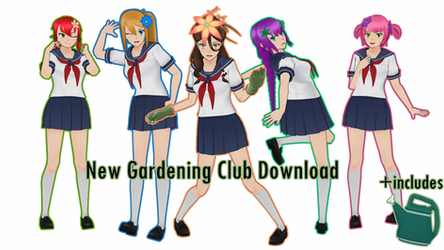 [MMD] New Gardening Club Members +DL down