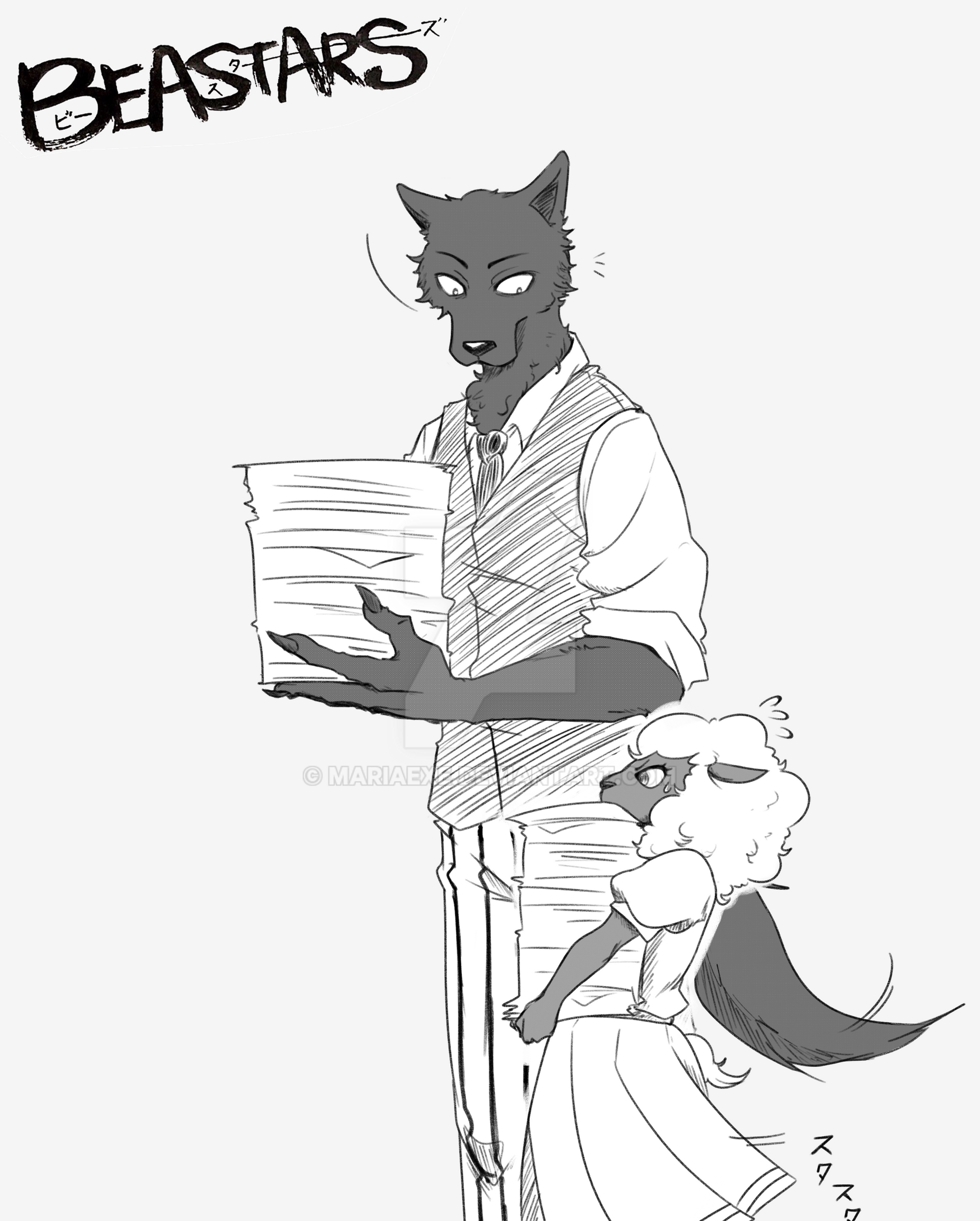 Beastars OC: Yomo and Amadeus by MariaExe on DeviantArt