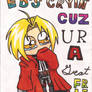 Edward Elric Chibi. Crying for a friend