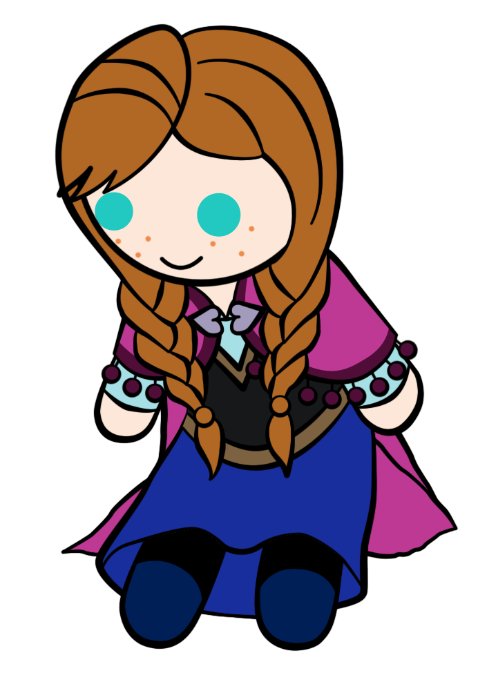 Frozen anna rag doll 2025