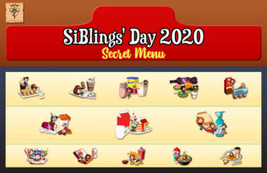 SiBlings' Day 2020 - Secret Menu by mickeyelric11