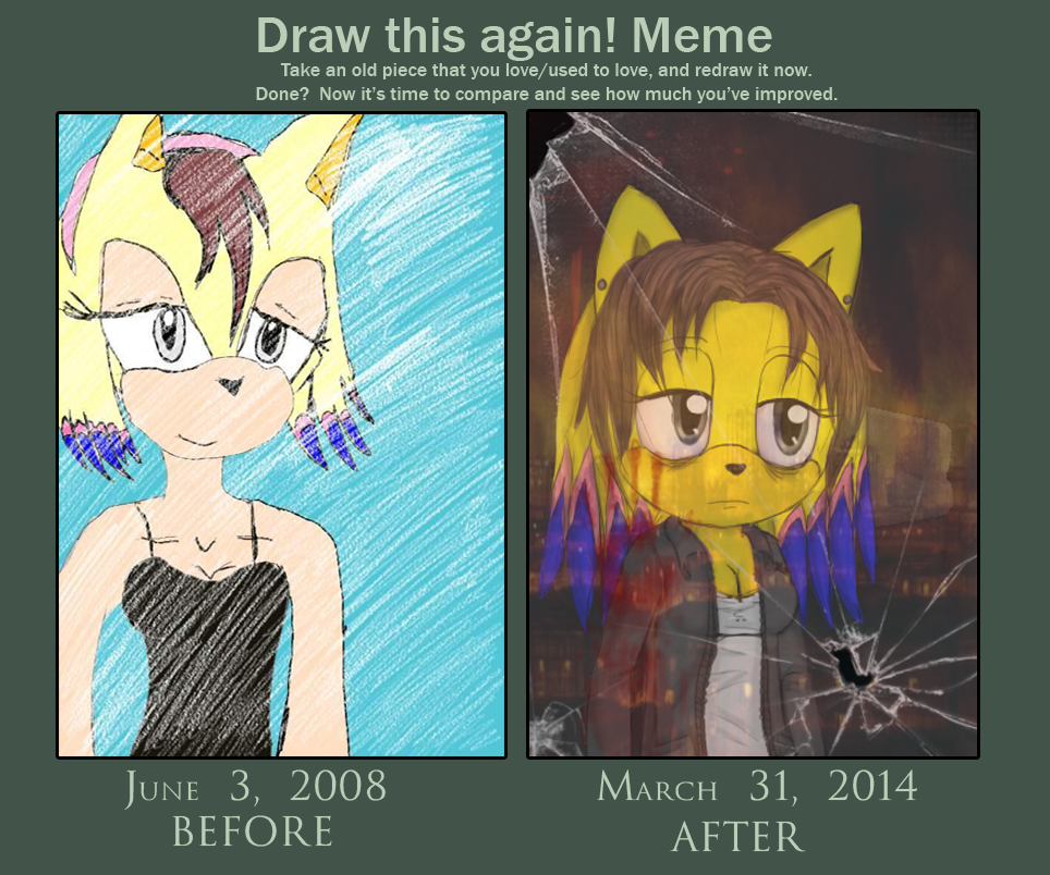 Draw this again meme-Behind the glass