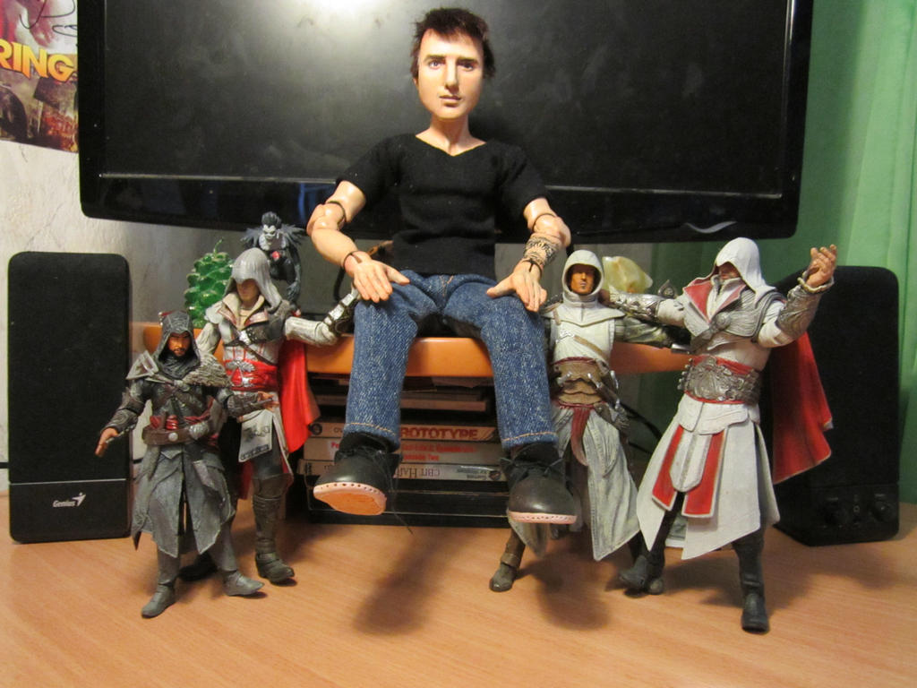 Desmond and his ancestors` figures by LizaTheHedgehog on DeviantArt