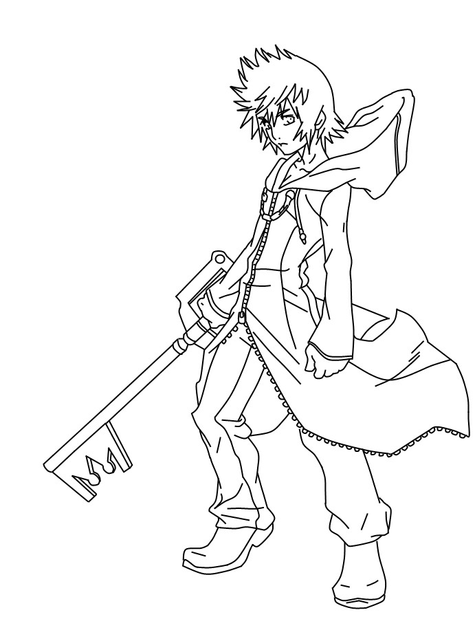 Organization 13 Roxas Lineart By Duskoy On Deviantart