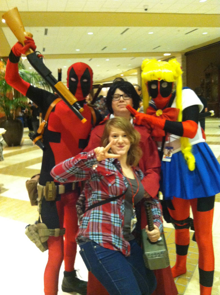 Deadpool VS Alucard and Fem!Thor by RoseAnDarkholm on DeviantArt